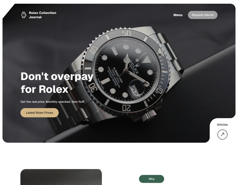 Rolex Collection Journal — project image 1